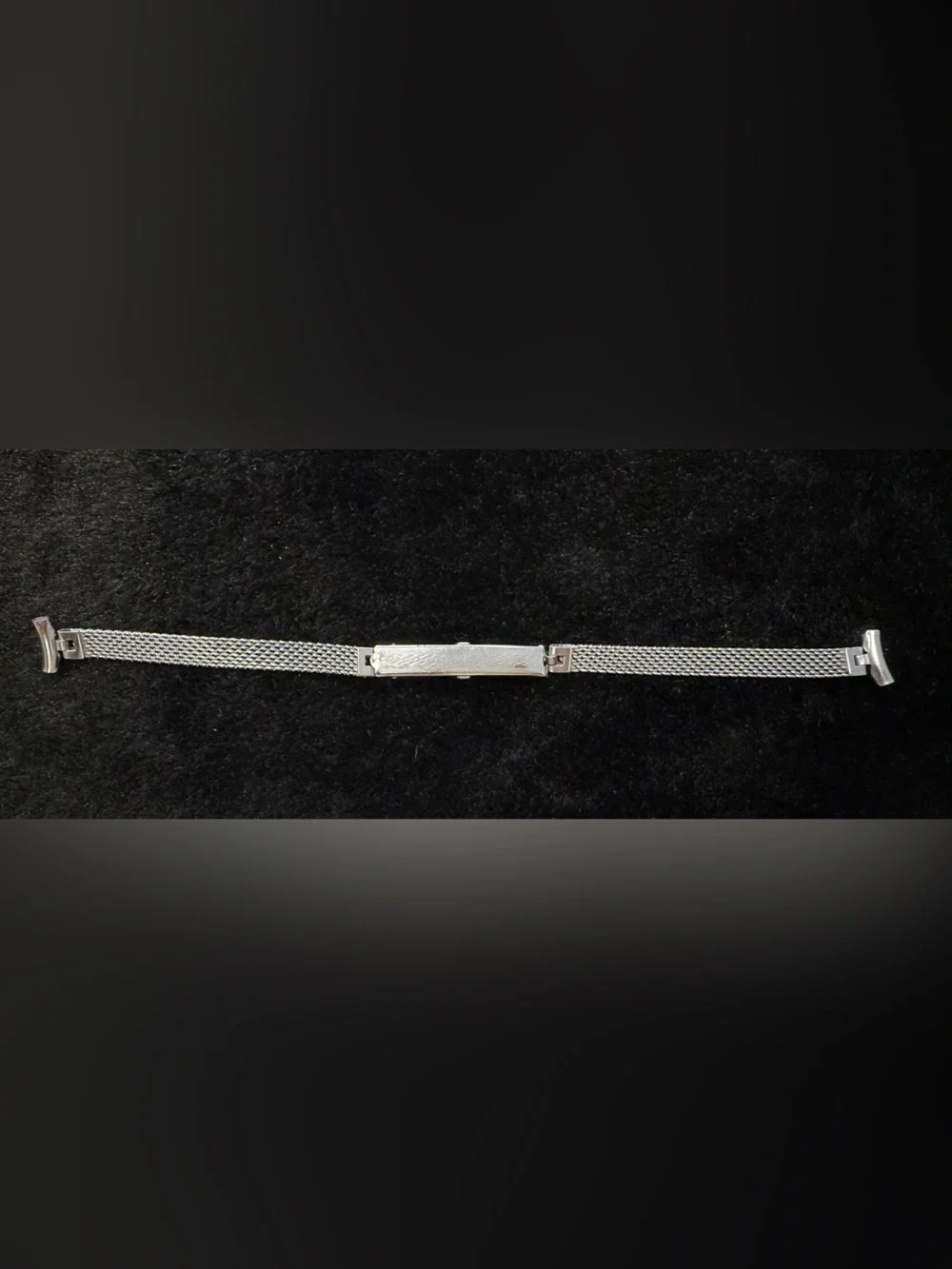 Base Metal Steel Color Mesh Vintage Watch Replacement Band